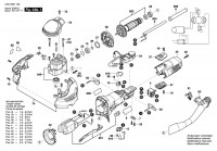 Bosch 3 601 B57 100 Get 75-150 Random Orbital Sander 230 V / Eu Spare Parts